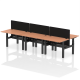 Rayleigh Back-to-Back 6 Person Height Adjustable Bench Desk